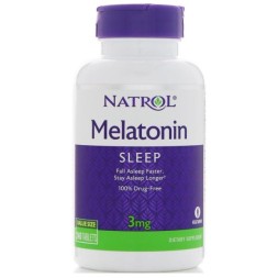 БАДы для мужчин и женщин Natrol Melatonin 3 мг  (240 таб)