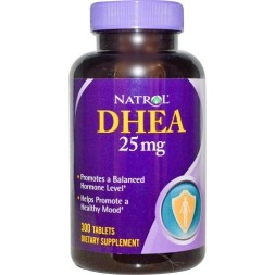 Препараты для повышения тестостерона Natrol DHEA 25 мг  (90 капс)