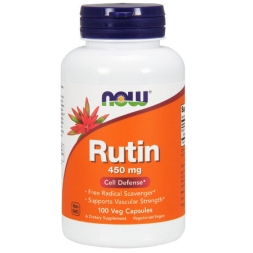 Отдельные витамины NOW Rutin 450 mg   (100 vcaps)