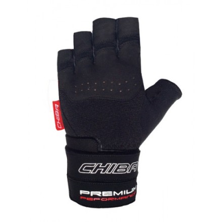 Мужские перчатки для фитнеса и тренировок CHIBA 42126 Premium Wristguard   ()