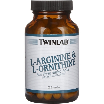 Аргинин Twinlab L-Arginine &amp; L-Ornithine  (100 капс)