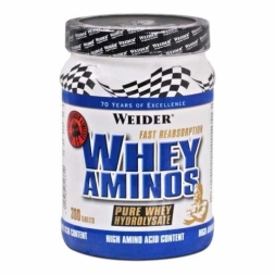 Аминокислоты в таблетках и капсулах Weider Whey Aminos  (300 таб)