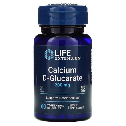 Кальций Life Extension Life Extension Calcium D-Glucarate 200 mg 60 vcaps  (60 vcaps)