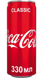 Спортивные напитки  Coca-Cola Classic  (0,33л)