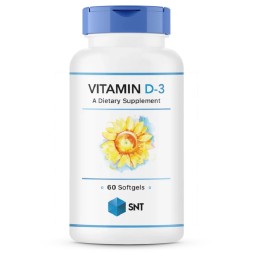 Товары для здоровья, спорта и фитнеса SNT Vitamin D3 5 000 IU  (60 Softgels)