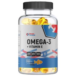 Жирные кислоты (Омега жиры) Fitness Formula Omega-3+Vitamin E  (90 капс)