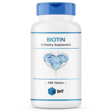 Биотин SNT Biotin 10000 mcg  (120 tabs)