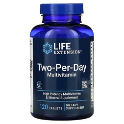 Товары для здоровья, спорта и фитнеса Life Extension Two-Per-Day Multivitamin  (120 таб)
